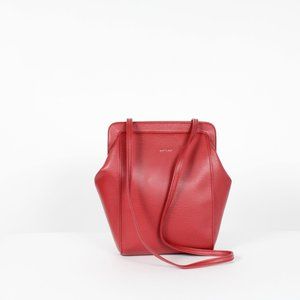 Matt & Nat Red Vegan Leather Crossbody